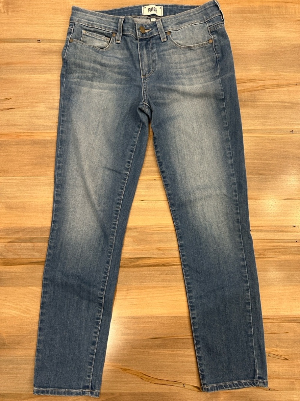 PAIGE Women's Skinny Jeans in Light Blue Denim